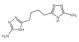 5-[4-(5-amino-2H-1,2,4-triazol-3-yl)butyl]-1H-1,2,4-triazol-3-amine结构式