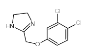 2-[(3,4-dichlorophenoxy)methyl]-4,5-dihydro-1H-imidazole Structure