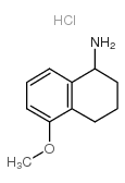 5-METHOXY-1,2,3,4-TETRAHYDRONAPHTHALEN-1-AMINE HYDROCHLORIDE structure