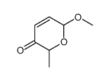 2-methoxy-6-methyl-2H-pyran-5-one结构式