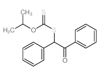 1,2-diphenyl-2-propan-2-yloxycarbothioylsulfanyl-ethanone Structure