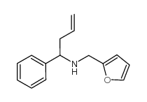 呋喃-2-甲基-(1-苯基-3-丁烯基)胺结构式