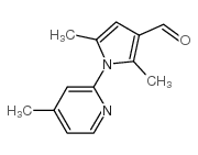 2,5-二甲基-1-(4-甲基-吡啶-2-基)-1H-吡咯-3-甲醛图片