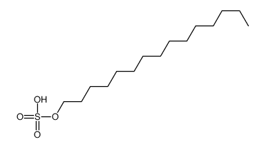 pentadecyl hydrogen sulfate结构式