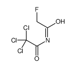 2,2,2-trichloro-N-(2-fluoroacetyl)acetamide Structure