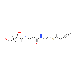 3-pentynoylpantetheine Structure