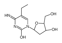 4-amino-5-ethyl-1-[(2R,4S,5R)-4-hydroxy-5-(hydroxymethyl)oxolan-2-yl]pyrimidin-2-one Structure