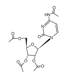 N-Acetyl-2'-O,3'-O,5'-O-triacetylcytidine结构式