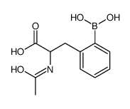 2-Acetylamino-3-(o-boronophenyl)propionic acid结构式