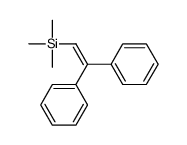 2,2-diphenylethenyl(trimethyl)silane Structure