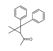 1-(2,2-dimethyl-3,3-diphenylcyclopropyl)ethanone Structure