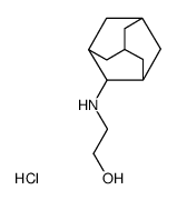 2-(2-adamantylamino)ethanol hydrochloride structure