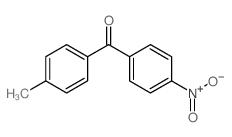 Methanone, (4-methylphenyl)(4-nitrophenyl)- Structure