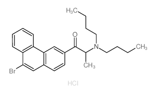 1-(9-bromophenanthren-3-yl)-2-(dibutylamino)propan-1-one structure