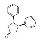 (3S,4R)-3,4-diphenylcyclopentan-1-one Structure