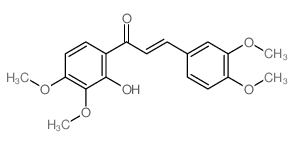 2-Propen-1-one,3-(3,4-dimethoxyphenyl)-1-(2-hydroxy-3,4-dimethoxyphenyl)- structure