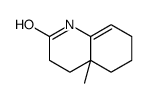 4a-methyl-1,3,4,5,6,7-hexahydroquinolin-2-one Structure