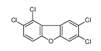 1,2,7,8-tetrachlorodibenzofuran Structure