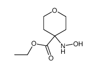 2H-Pyran-4-carboxylicacid,tetrahydro-4-(hydroxyamino)-,ethylester(9CI) picture