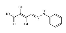 2,3-Dichlor-4-phenylhydrazono-crotonsaeure结构式