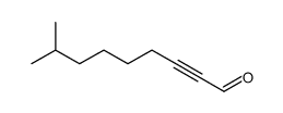 8-methylnon-2-ynal Structure