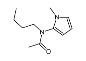 N-butyl-N-(1-methylpyrrol-2-yl)acetamide Structure