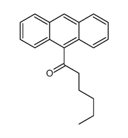 1-anthracen-9-ylhexan-1-one Structure