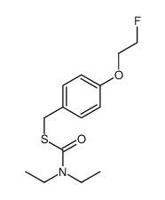 S-[[4-(2-fluoroethoxy)phenyl]methyl] N,N-diethylcarbamothioate Structure