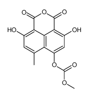 4-O-carbomethoxylamellicolic anhydride Structure