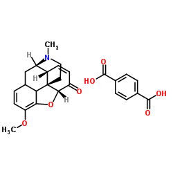 Oxycodone terephthalate (salt) structure