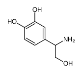 4-(1-amino-2-hydroxyethyl)benzene-1,2-diol Structure