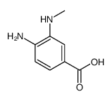 4-amino-3-(methylamino)benzoic acid Structure