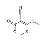 3,3-bis(methylsulfanyl)-2-nitroprop-2-enenitrile Structure