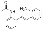 N-[2-[2-(2-Aminophenyl)ethenyl]phenyl]acetamide结构式