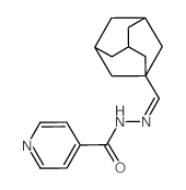 N-(1-adamantylmethylideneamino)pyridine-4-carboxamide结构式