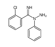 N-amino-2-chloro-N-phenylbenzenecarboximidamide Structure