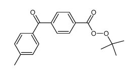 tert-butyl 4-(4'-methylbenzoyl)perbenzoate结构式