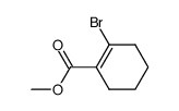 2-bromocyclohex-1-ene-1-carboxylic acid methyl ester structure