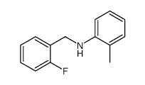 N-(2-Fluorobenzyl)-2-methylaniline结构式