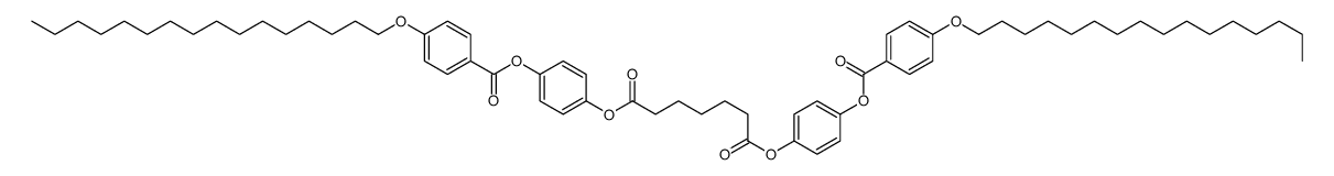 bis[4-(4-hexadecoxybenzoyl)oxyphenyl] heptanedioate Structure