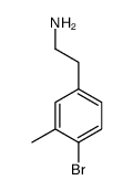 Benzeneethanamine, 4-bromo-3-methyl- (9CI) structure