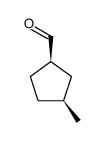 (+/-)-cis-3-methyl-cyclopentane-carbaldehyde-(1) Structure