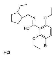 (S)-(-)-2-((3-Bromo-2,6-diethoxybenzamido)methyl)-1-ethylpyrrolidine h ydrochloride picture