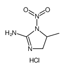 5-METHYL-1-NITRO-4,5-DIHYDRO-1H-IMIDAZOL-2-AMINE HYDROCHLORIDE Structure