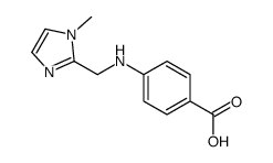 4-[(1-methylimidazol-2-yl)methylamino]benzoic acid结构式