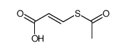 3-acetylsulfanylprop-2-enoic acid Structure