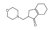 2-(morpholin-4-ylmethyl)-2,3,4,5,6,7-hexahydroinden-1-one Structure