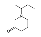 1-butan-2-ylpiperidin-3-one Structure