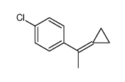 1-chloro-4-(1-cyclopropylideneethyl)benzene Structure