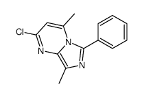 2-chloro-4,8-dimethyl-6-phenylimidazo[1,5-a]pyrimidine Structure